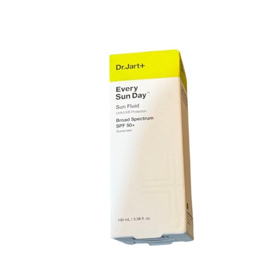 Dr Jart+ Every Sun Day Sun Fluid UVA/UVB Protection SPF 50+ Sunscreen New in Box
